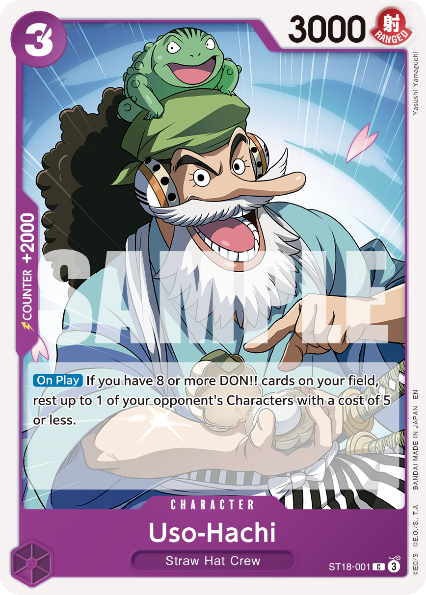 Uso-Hachi (Reprint) ST18-001 - Premium Booster Vol 2 PRB02 kart görseli