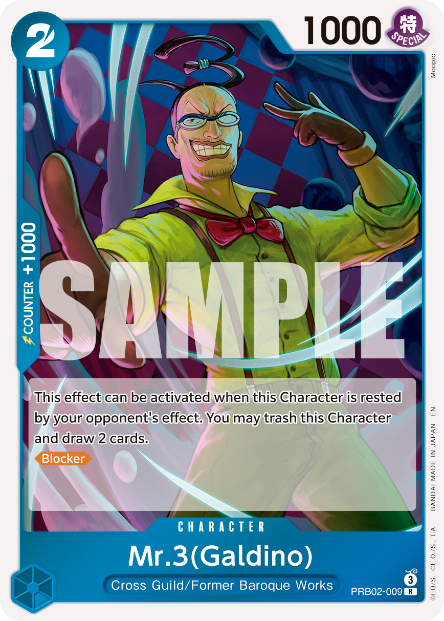 Mr.3(Galdino) - PRB02-009 PRB02-009 - Premium Booster Vol 2 PRB02 kart görseli