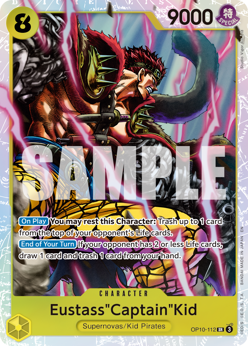 Eustass"Captain"Kid (Reprint) OP10-112 - Premium Booster Vol 2 PRB02 kart görseli