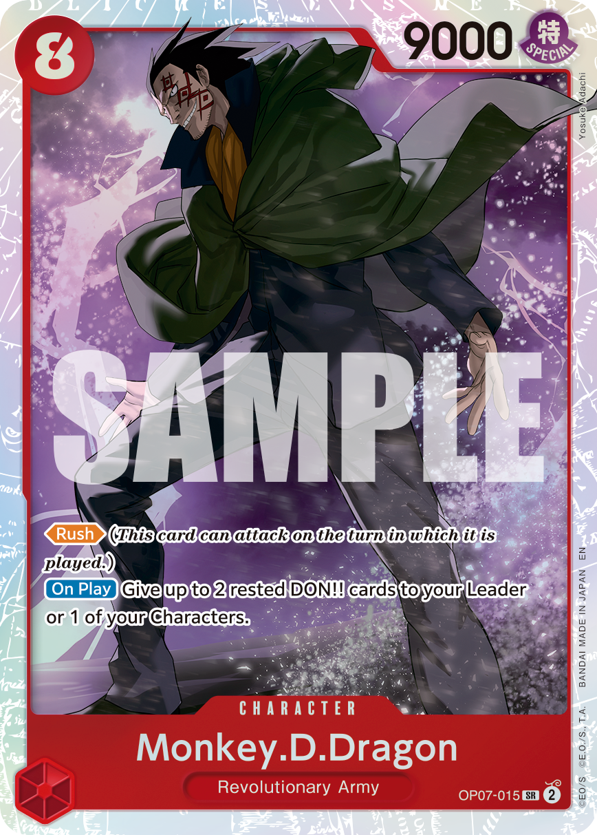 Monkey.D.Dragon (Reprint) OP07-015 - Premium Booster Vol 2 PRB02 kart görseli