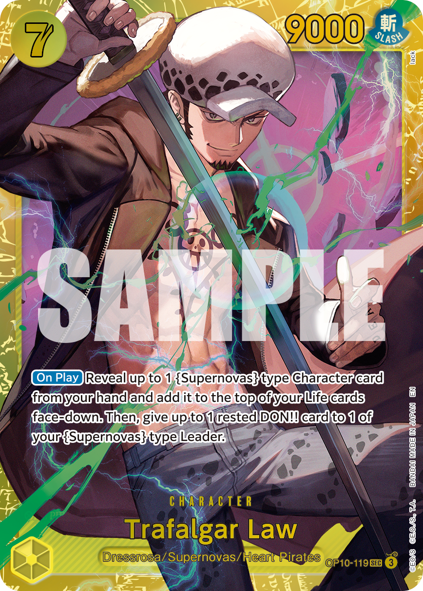 Trafalgar Law - OP10-119 (Reprint) OP10-119 - Premium Booster Vol 2 PRB02 kart görseli