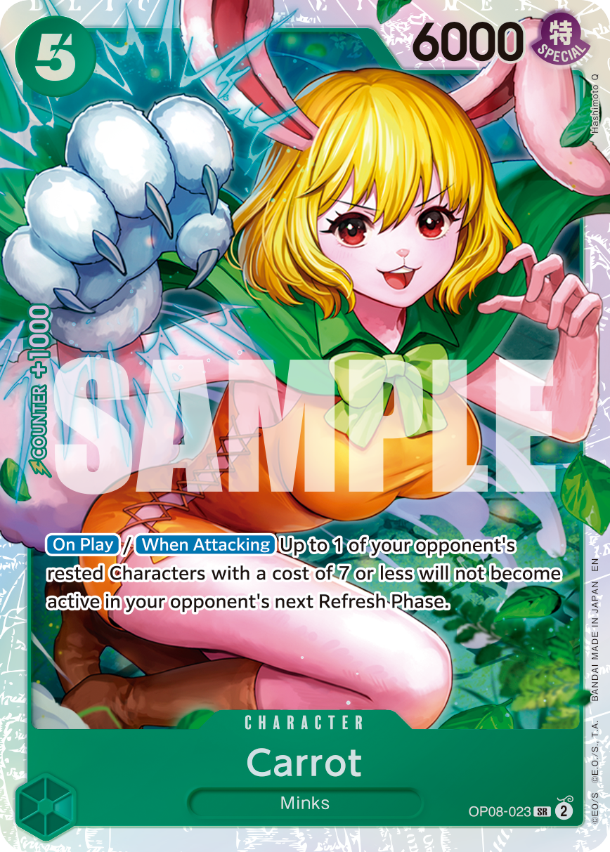 Carrot (Reprint) OP08-023 - Premium Booster Vol 2 PRB02 kart görseli