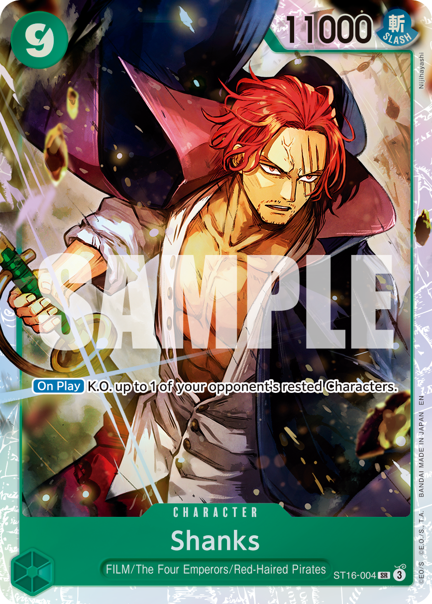 Shanks - ST16-004 (Reprint) ST16-004 - Premium Booster Vol 2 PRB02 kart görseli