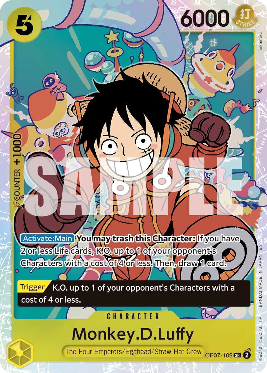 Monkey.D.Luffy - OP07-109 (Reprint) OP07-109 - Premium Booster Vol 2 PRB02 kart görseli