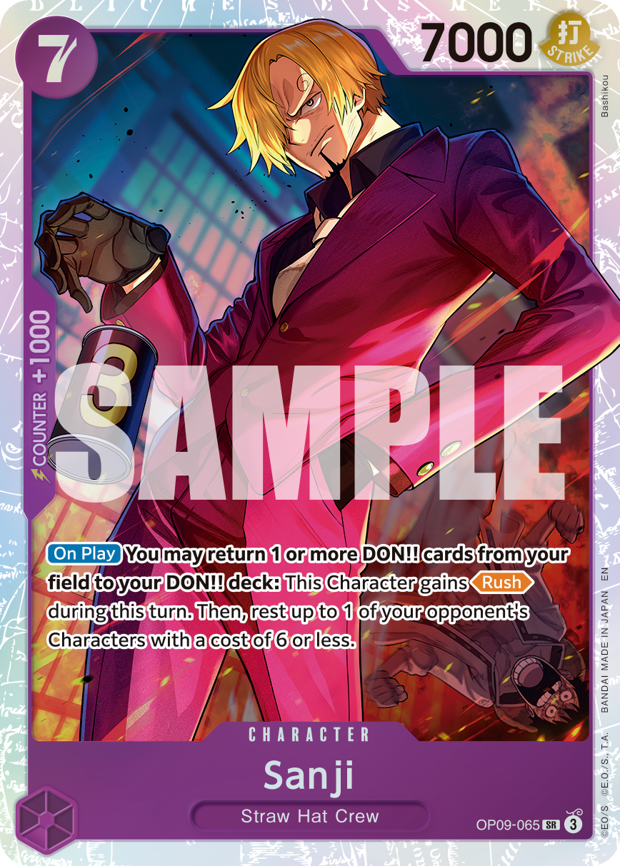 Sanji - OP09-065 (Reprint) OP09-065 - Premium Booster Vol 2 PRB02 kart görseli