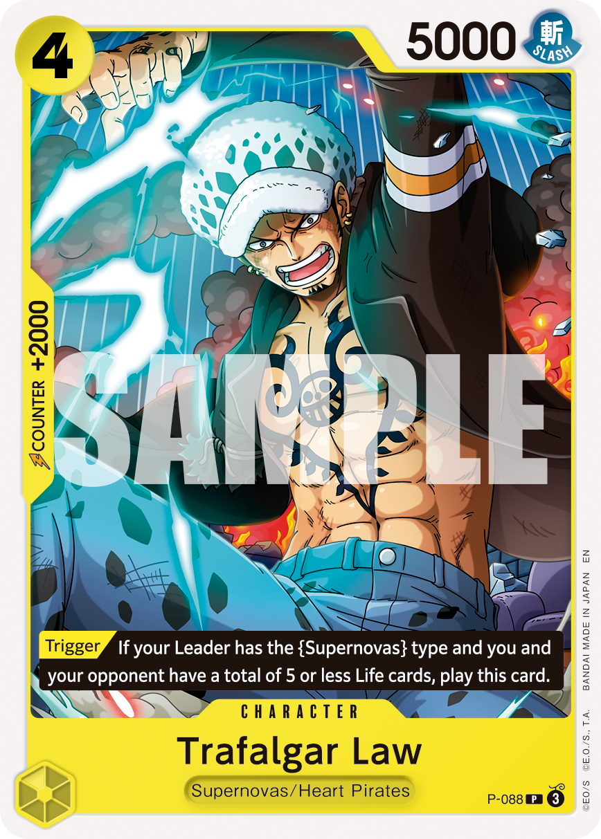 Trafalgar Law - P-088 (Reprint) P-088 - Premium Booster Vol 2 PRB02 kart görseli