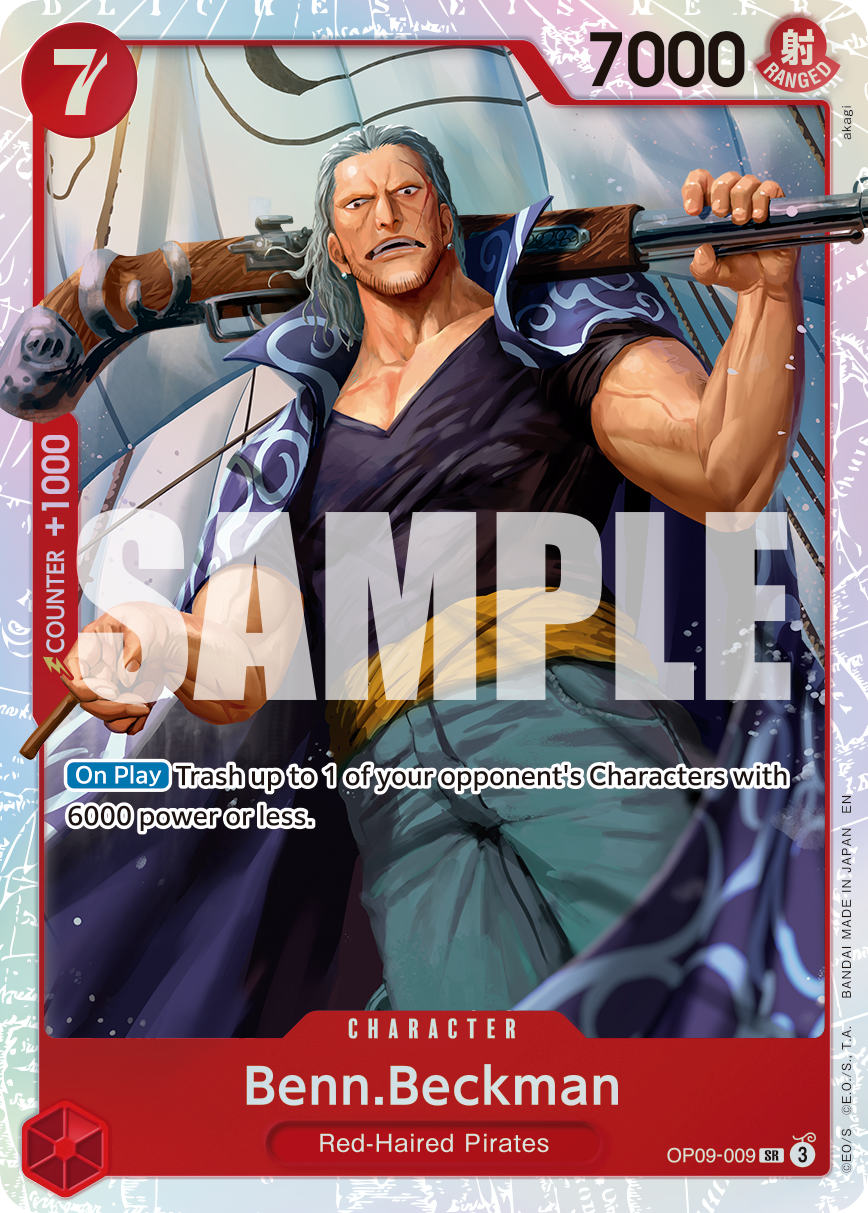 Benn.Beckman (Reprint) OP09-009 - Premium Booster Vol 2 PRB02 kart görseli