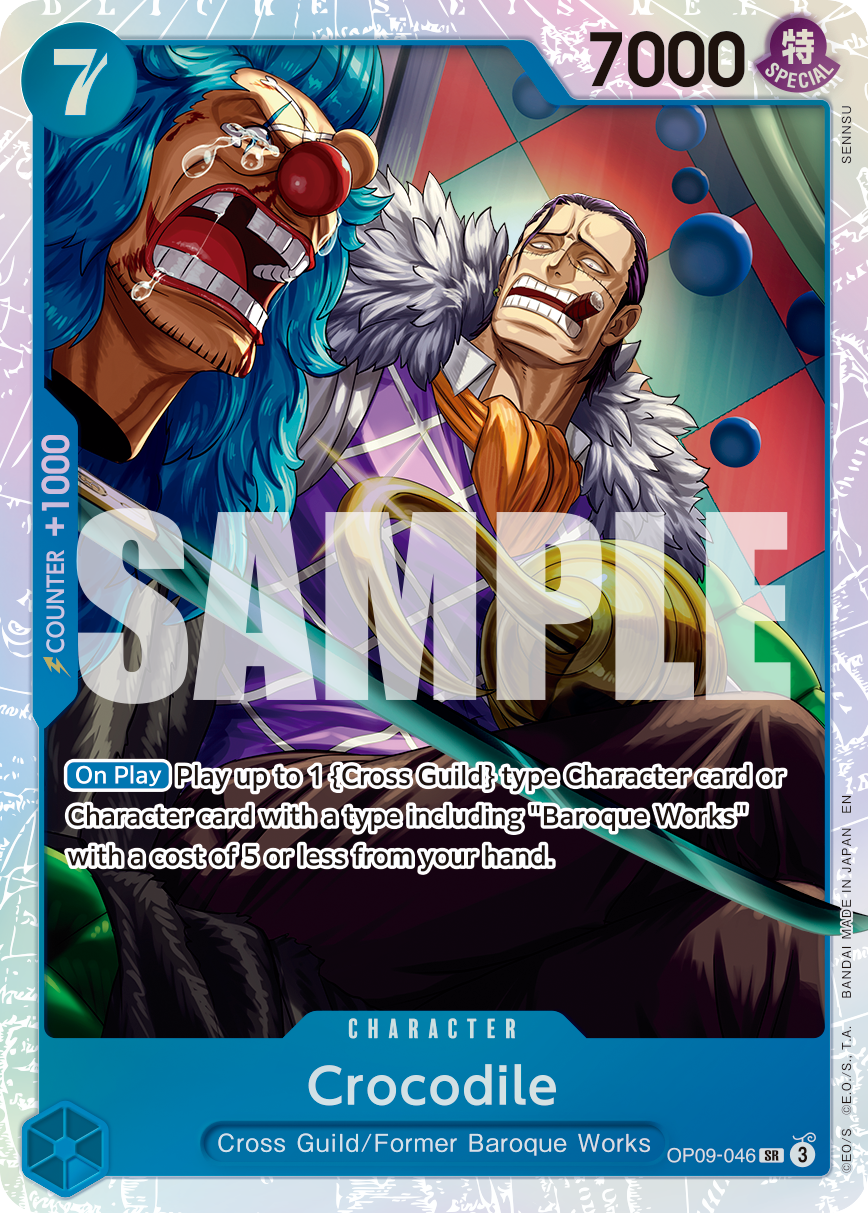 Crocodile - OP09-046 (Reprint) OP09-046 - Premium Booster Vol 2 PRB02 kart görseli