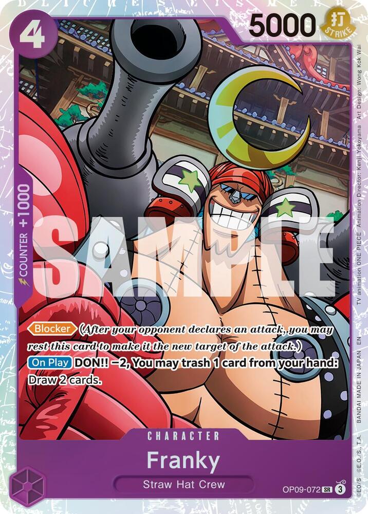 Franky - OP09-072 (Reprint) OP09-072 - Premium Booster Vol 2 PRB02 kart görseli