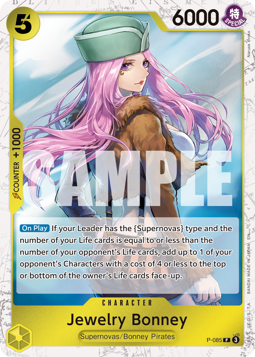 Jewelry Bonney - P-085 (Pirate Foil) P-085 - Premium Booster Vol 2 PRB02 kart görseli