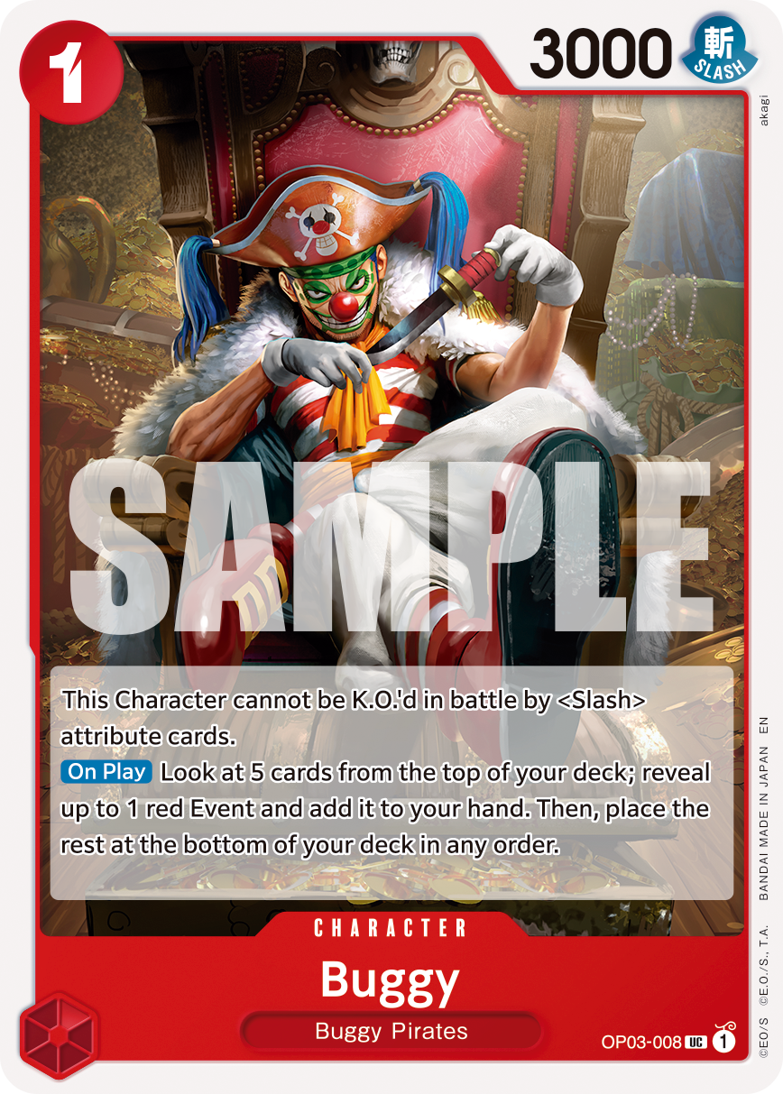 Buggy - OP03-008 (Reprint) OP03-008 - Premium Booster Vol 2 PRB02 kart görseli