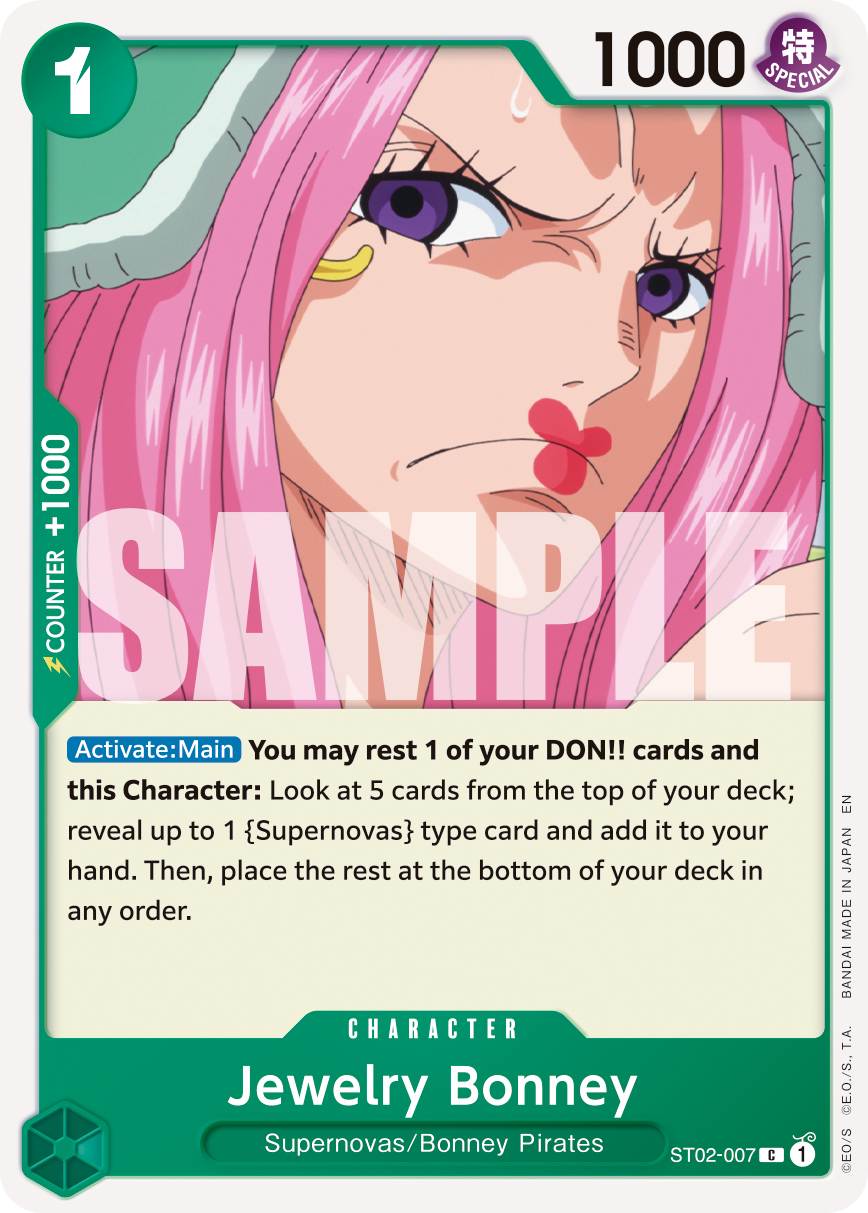 Jewelry Bonney - ST02-007 (Reprint) ST02-007 - Premium Booster Vol 2 PRB02 kart görseli