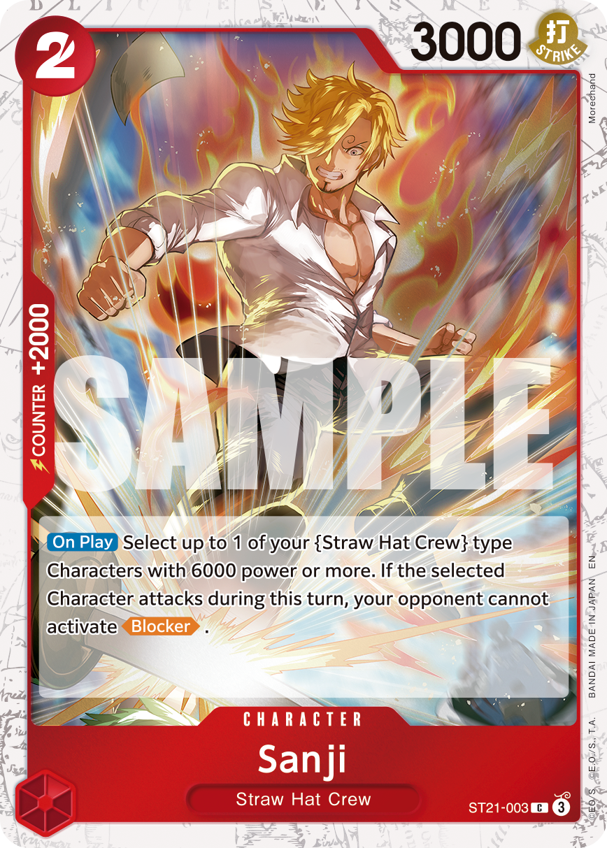 Sanji - ST21-003 (Pirate Foil) ST21-003 - Premium Booster Vol 2 PRB02 kart görseli