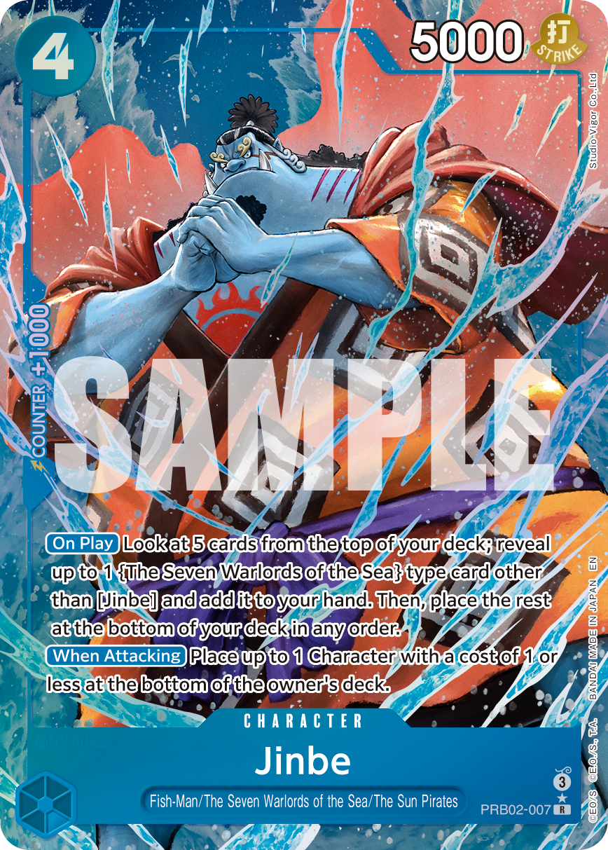 Jinbe - PRB02-007(Alternate Art) PRB02-007 - Premium Booster Vol 2 PRB02 kart görseli