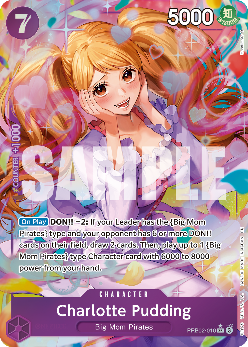 Charlotte Pudding - PRB02-010 (Alternate Art) PRB02-010 - Premium Booster Vol 2 PRB02 kart görseli
