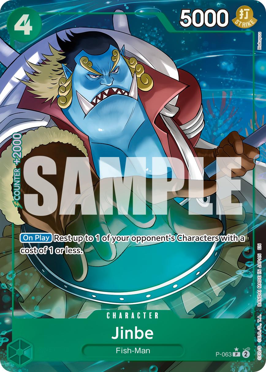 Jinbe - P-063 (Pirate Foil) P-063 - Premium Booster Vol 2 PRB02 kart görseli