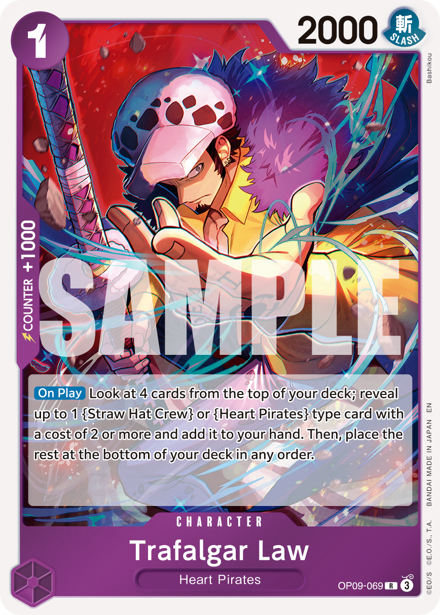 Trafalgar Law - OP09-069 (Reprint) OP09-069 - Premium Booster Vol 2 PRB02 kart görseli