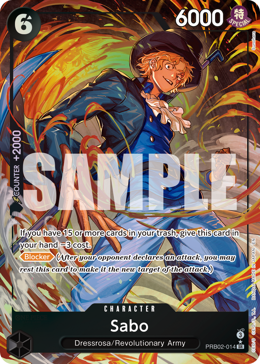 Sabo - PRB02-014 (Alternate Art) PRB02-014 - Premium Booster Vol 2 PRB02 kart görseli