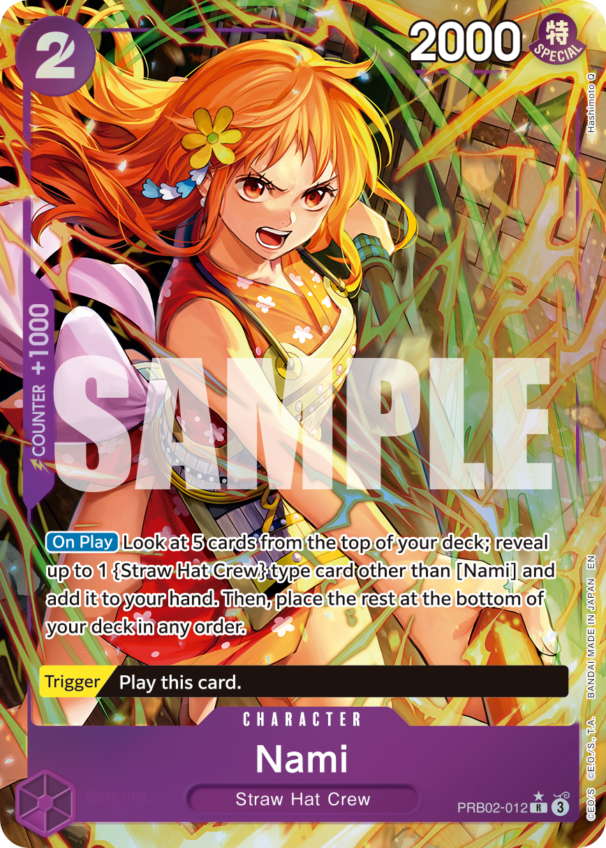 Nami (Alternate Art) PRB02-012 - Premium Booster Vol 2 PRB02 kart görseli
