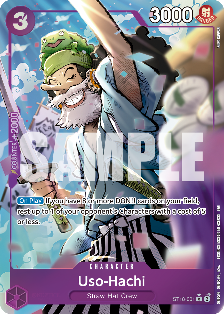 Uso-Hachi (Alternate Art) ST18-001 - Premium Booster Vol 2 PRB02 kart görseli