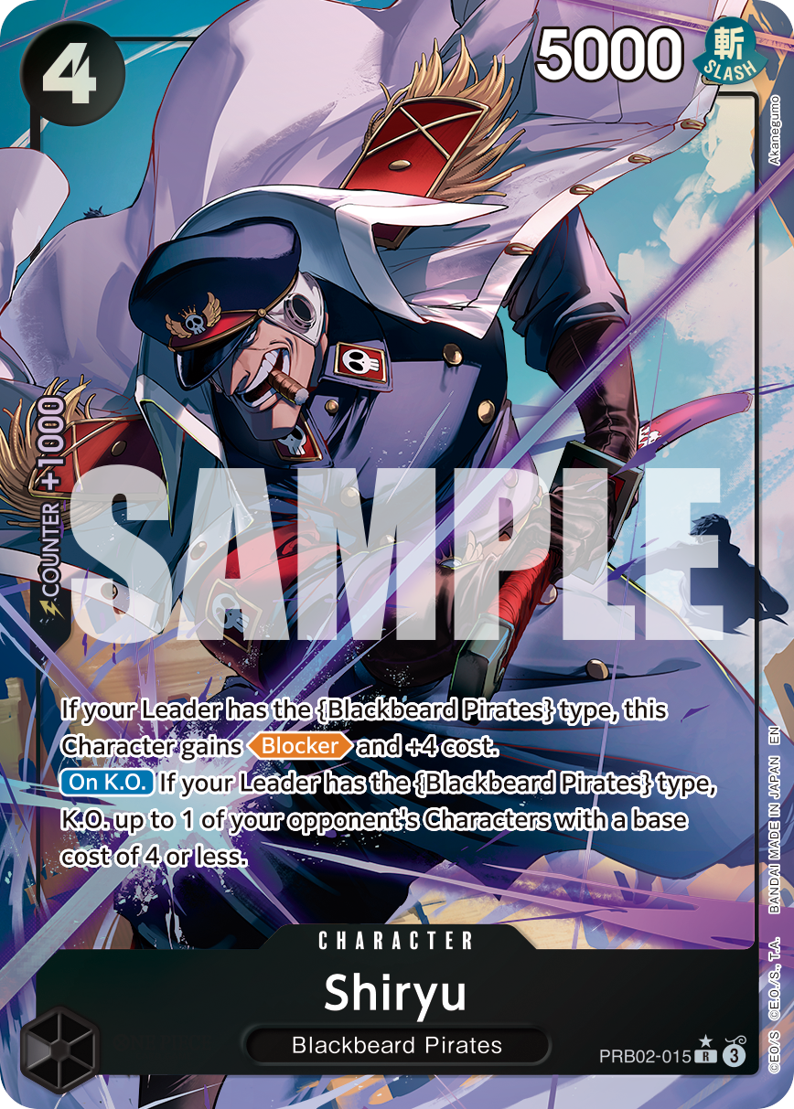 Shiryu (Alternate Art) PRB02-015 - Premium Booster Vol 2 PRB02 kart görseli