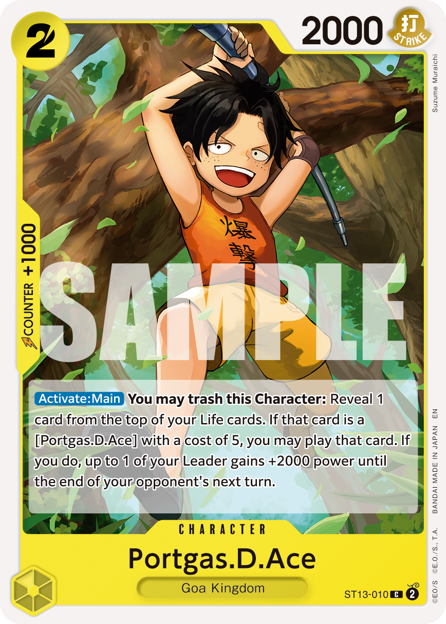 Portgas.D.Ace - ST13-010 (Reprint) ST13-010 - Premium Booster Vol 2 PRB02 kart görseli