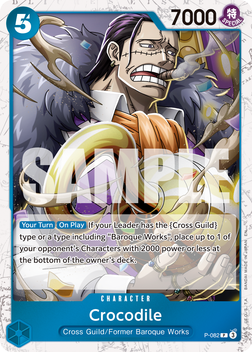 Crocodile - P-082 (Pirate Foil) P-082 - Premium Booster Vol 2 PRB02 kart görseli