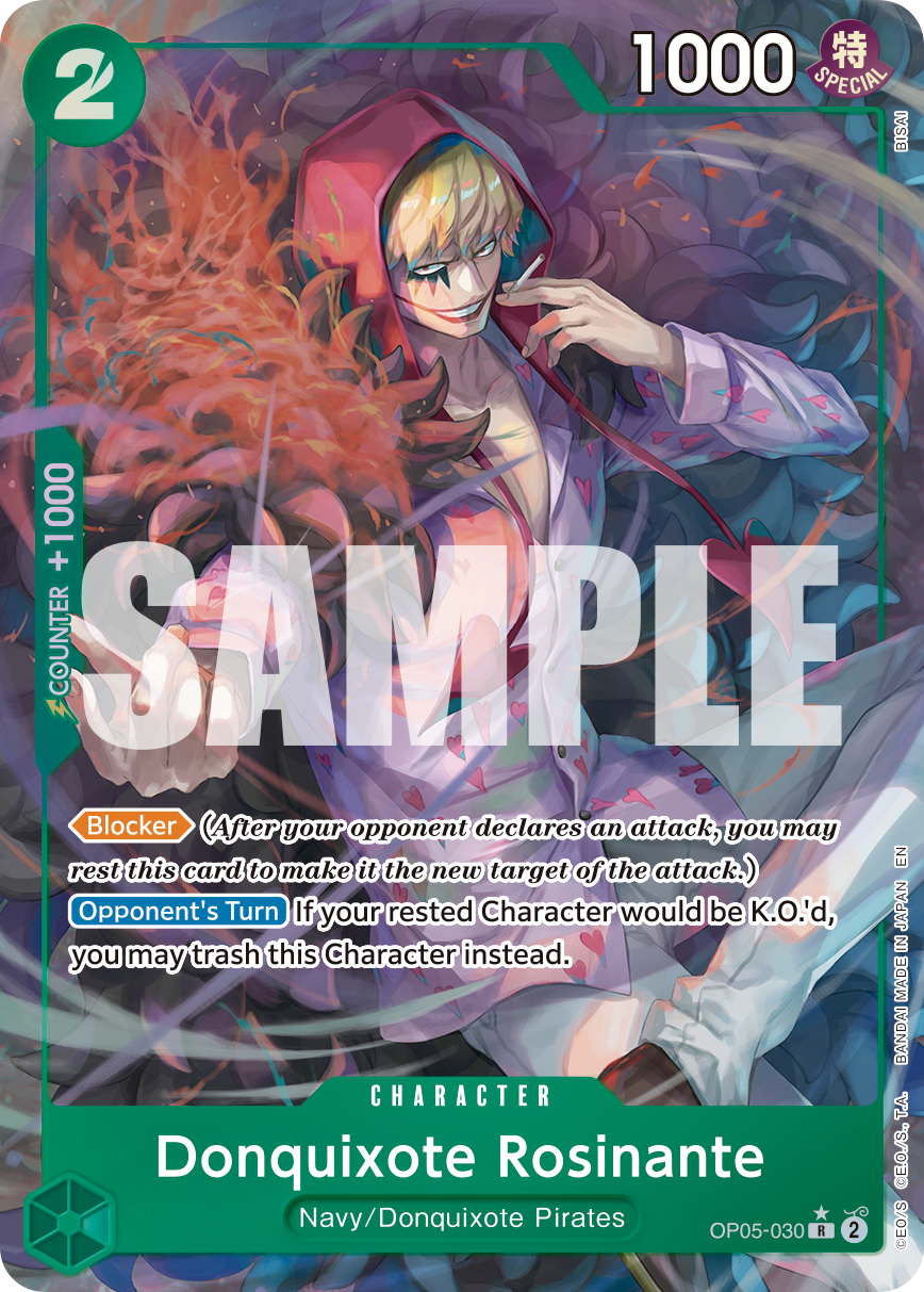 Donquixote Rosinante (Alternate Art) OP05-030 - Premium Booster Vol 2 PRB02 kart görseli