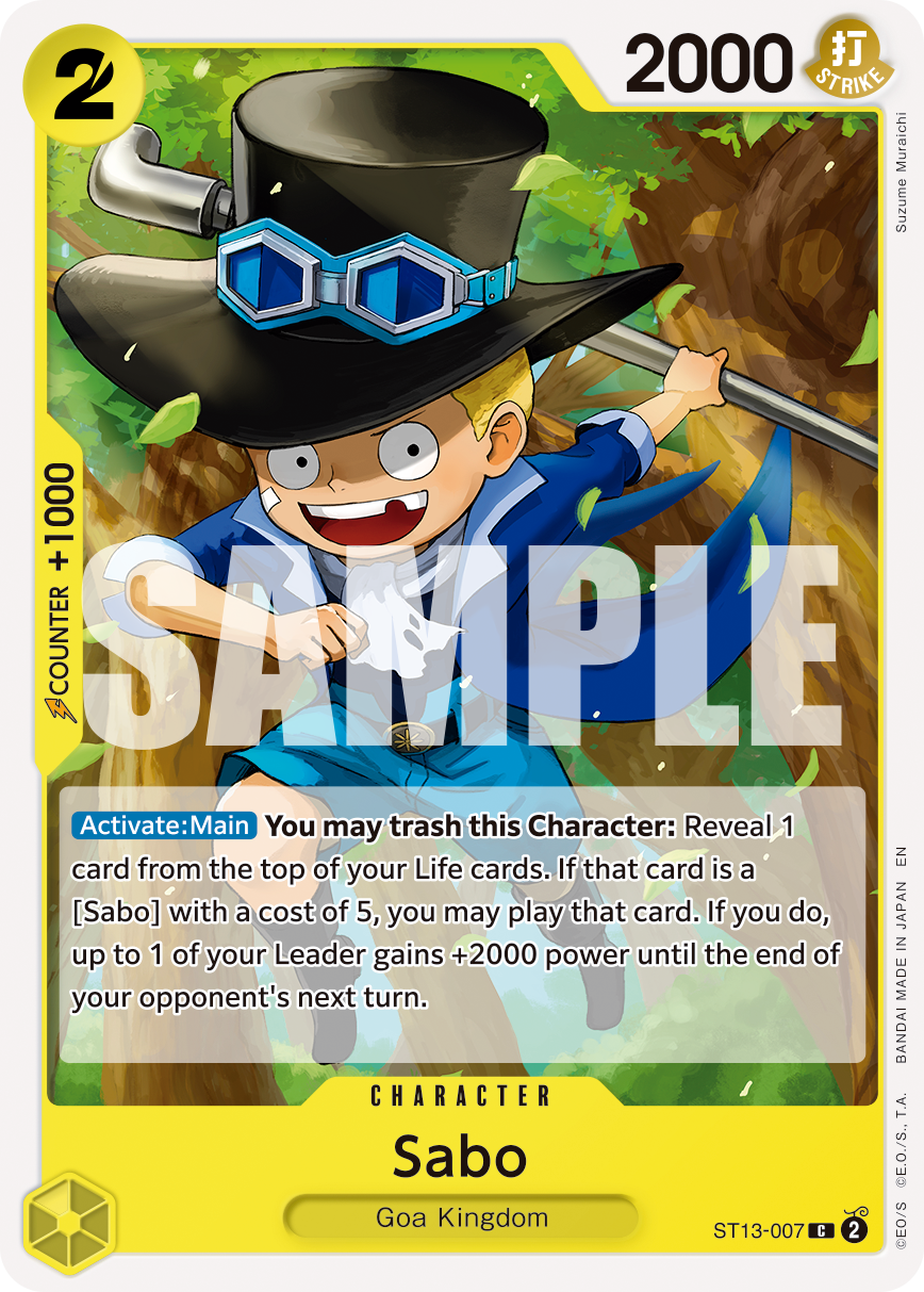 Sabo - ST13-007 (Reprint) ST13-007 - Premium Booster Vol 2 PRB02 kart görseli
