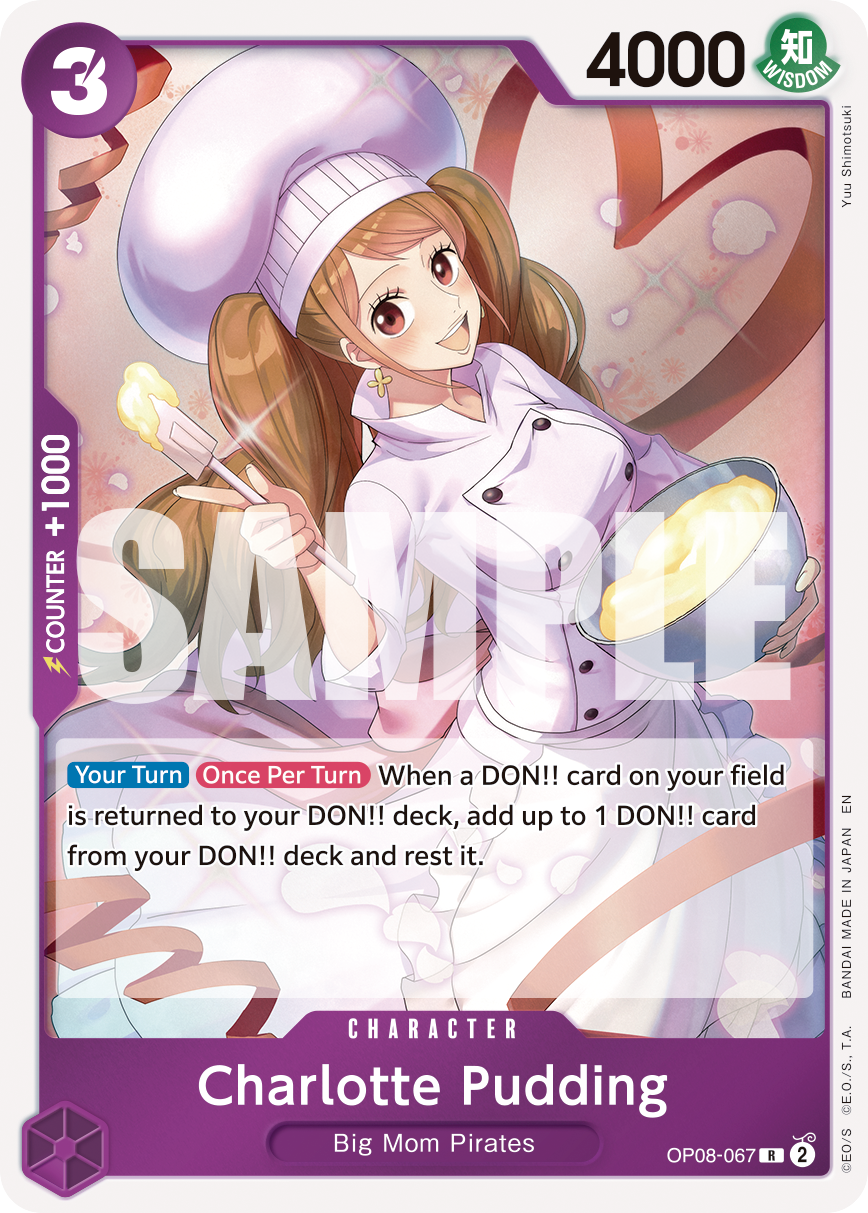 Charlotte Pudding - OP08-067 (Reprint) OP08-067 - Premium Booster Vol 2 PRB02 kart görseli