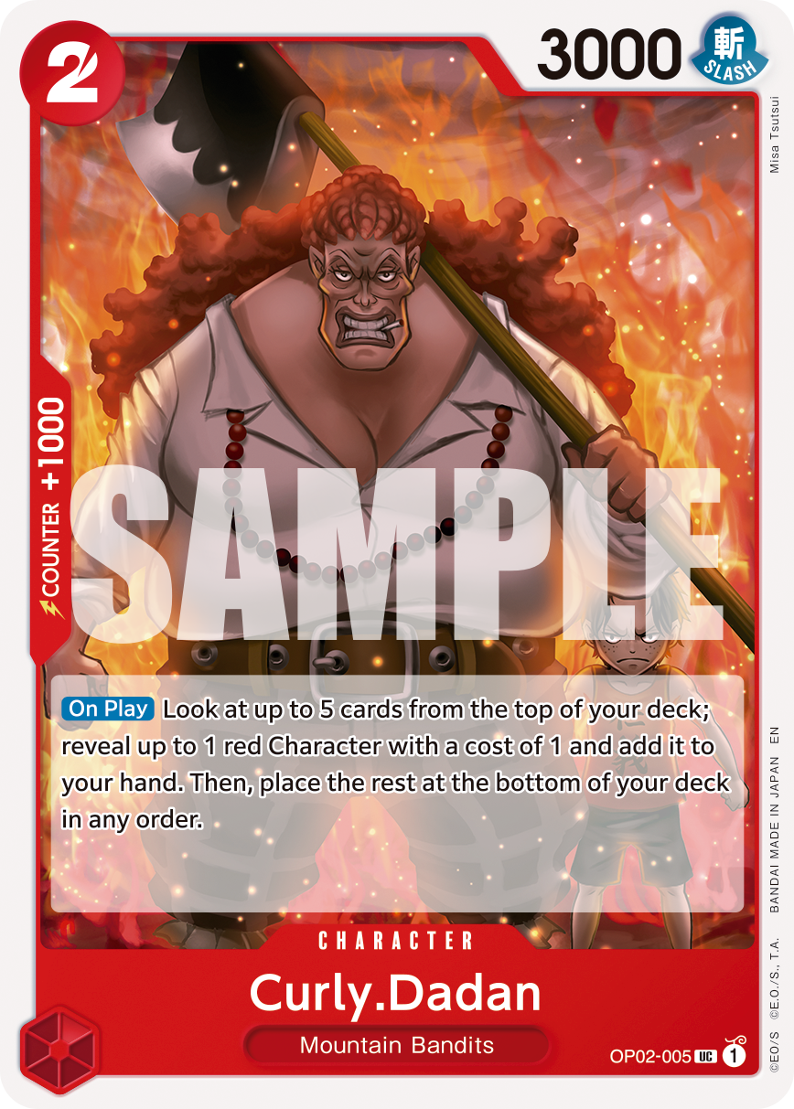 Curly.Dadan (Reprint) OP02-005 - Premium Booster Vol 2 PRB02 kart görseli
