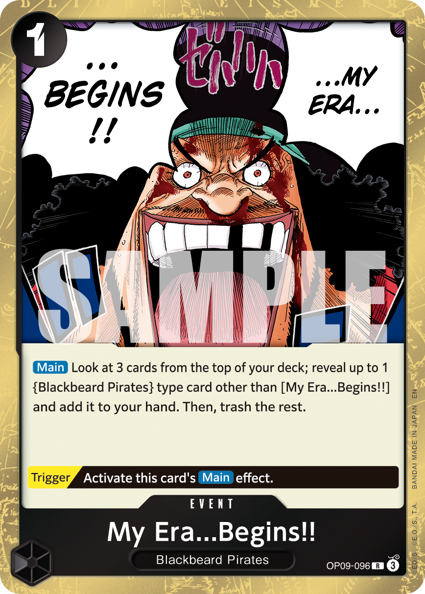 My Era...Begins!! (Reprint) OP09-096 - Premium Booster Vol 2 PRB02 kart görseli