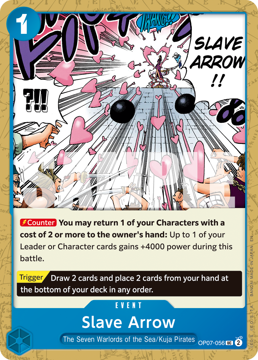 Slave Arrow (Reprint) OP07-056 - Premium Booster Vol 2 PRB02 kart görseli