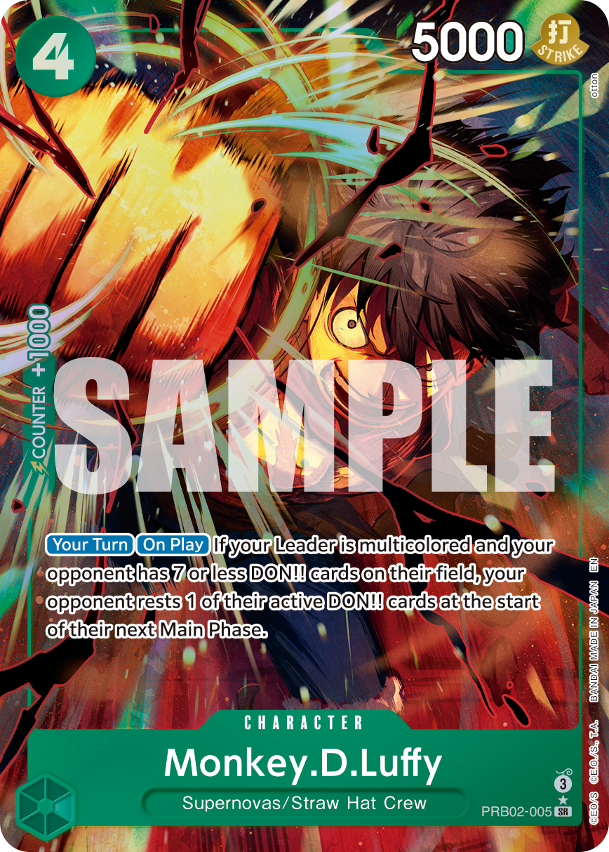 Monkey.D.Luffy - PRB02-005 (Alternate Art) PRB02-005 - Premium Booster Vol 2 PRB02 kart görseli