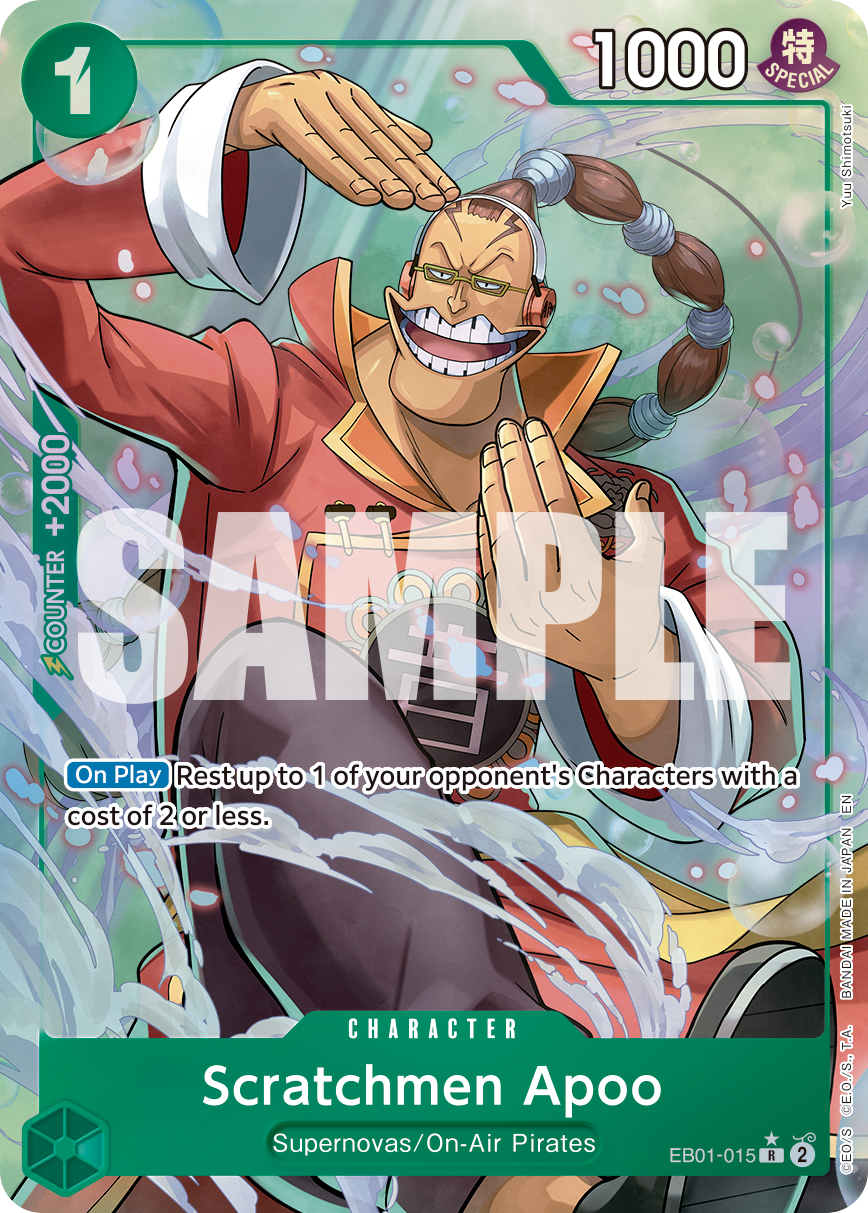 Scratchmen Apoo - EB01-015 (Alternate Art) kart görseli