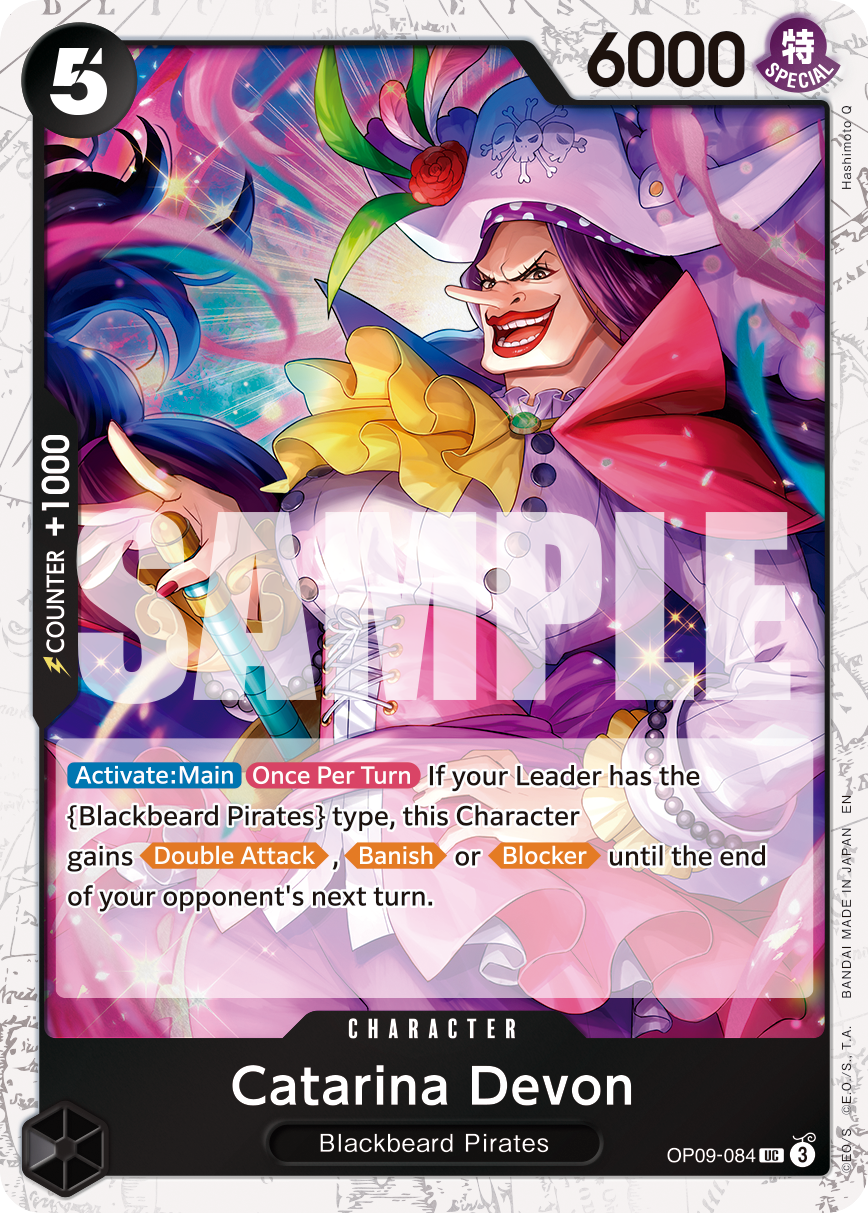 Catarina Devon (Pirate Foil) OP09-084 - Premium Booster Vol 2 PRB02 kart görseli