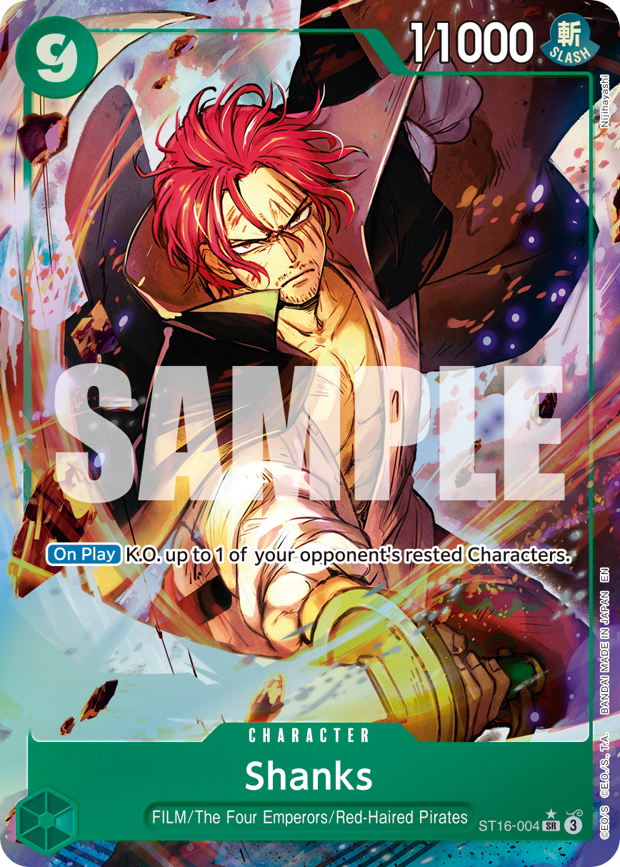 Shanks - ST16-004 (Alternate Art) ST16-004 - Premium Booster Vol 2 PRB02 kart görseli