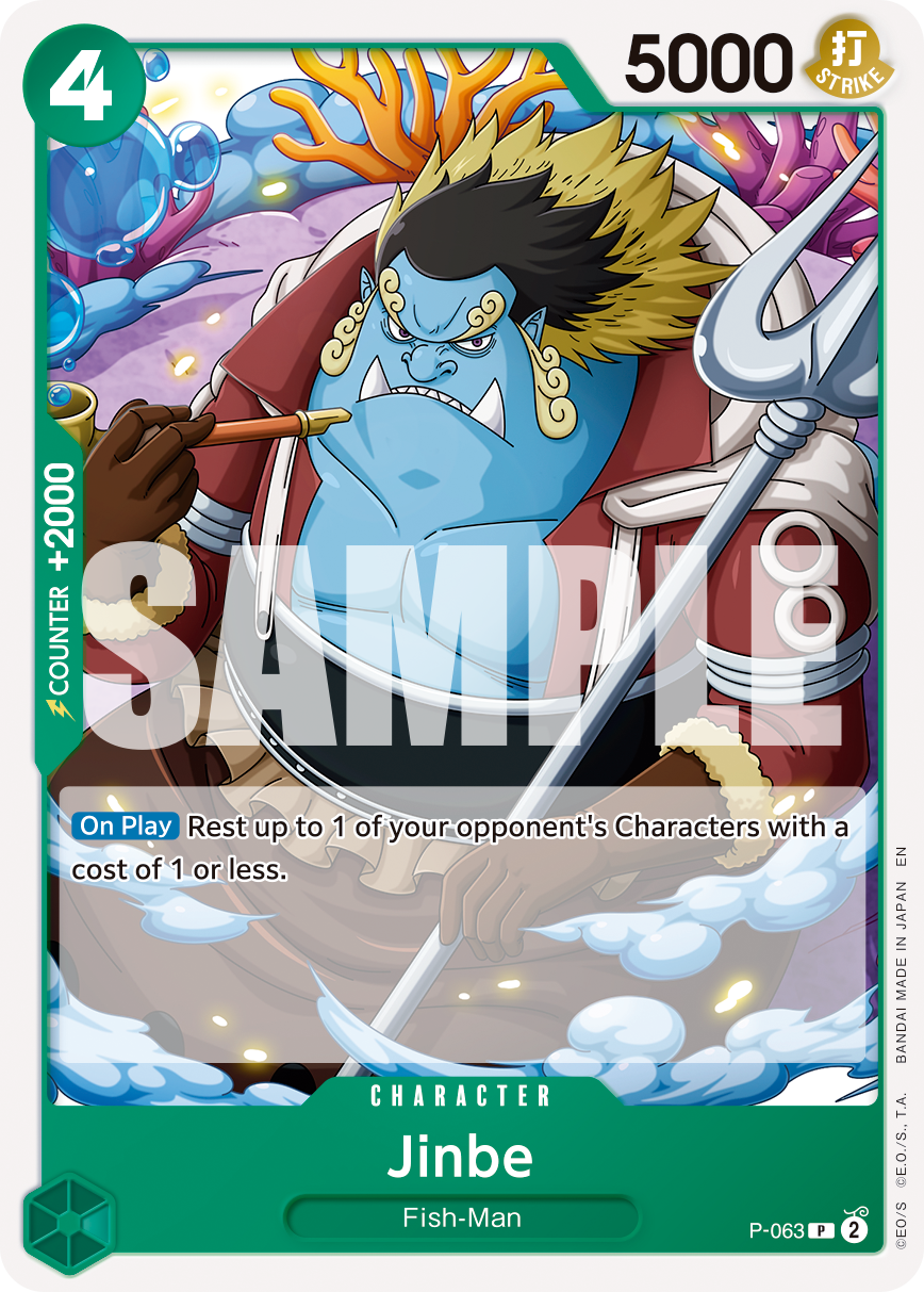 Jinbe - P-063 (Reprint) P-063 - Premium Booster Vol 2 PRB02 kart görseli