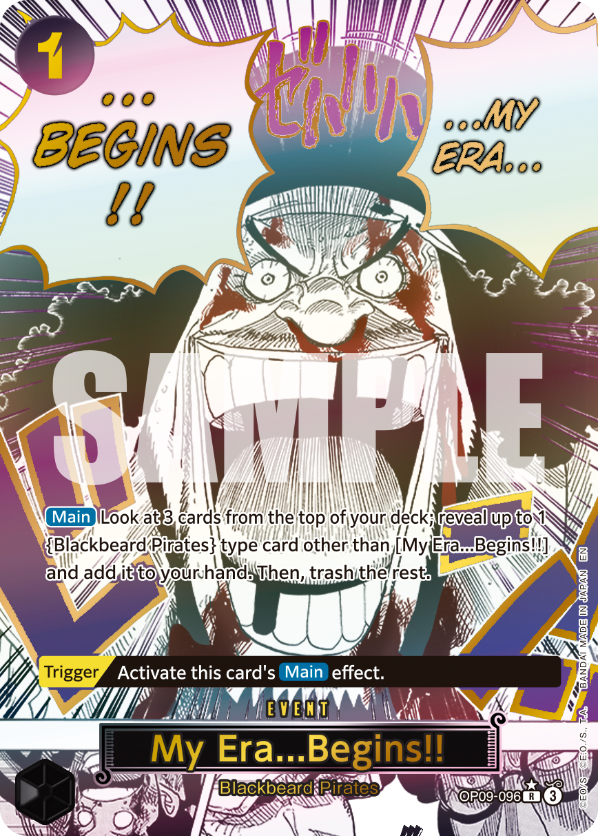My Era...Begins!! (Manga) OP09-096 - Premium Booster Vol 2 PRB02 kart görseli