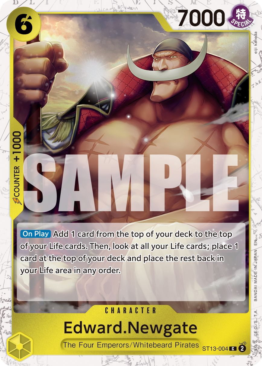 Edward.Newgate - ST13-004 (Pirate Foil) ST13-004 - Premium Booster Vol 2 PRB02 kart görseli