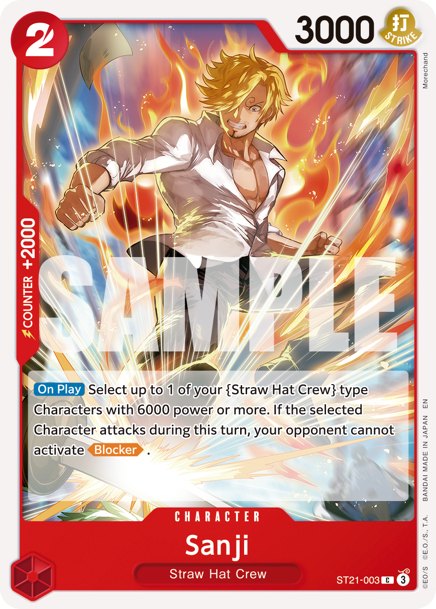 Sanji - ST21-003 (Reprint) ST21-003 - Premium Booster Vol 2 PRB02 kart görseli
