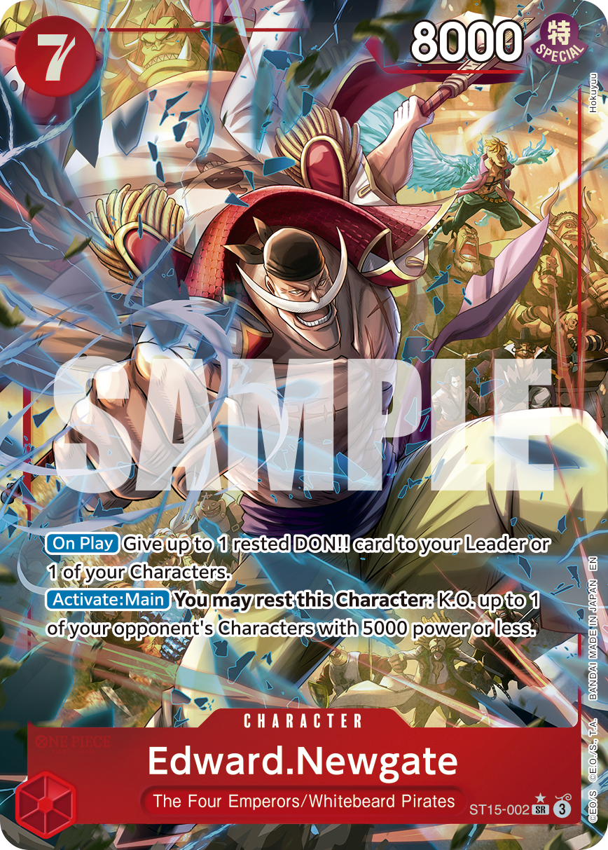 Edward.Newgate - ST15-002 (Alternate Art) ST15-002 - Premium Booster Vol 2 PRB02 kart görseli