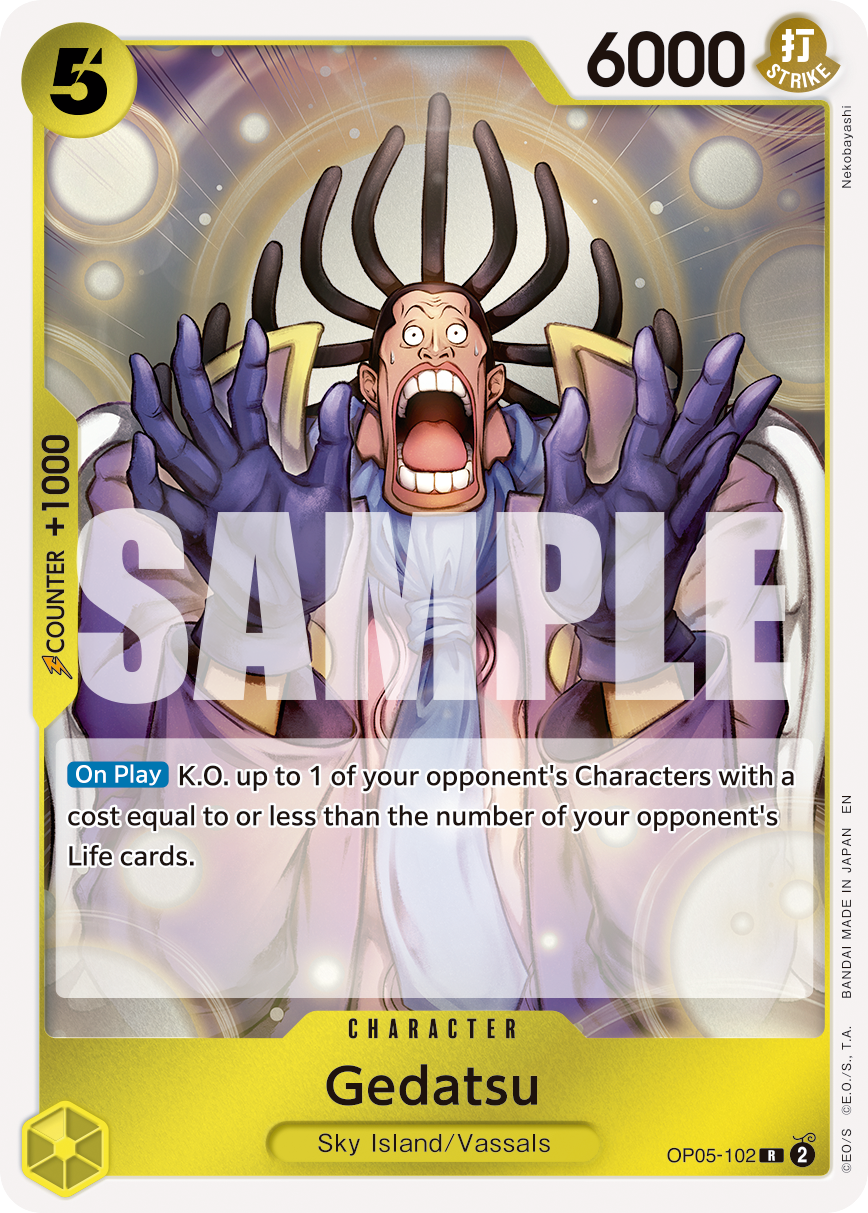 Gedatsu (Reprint) OP05-102 - Premium Booster Vol 2 PRB02 kart görseli