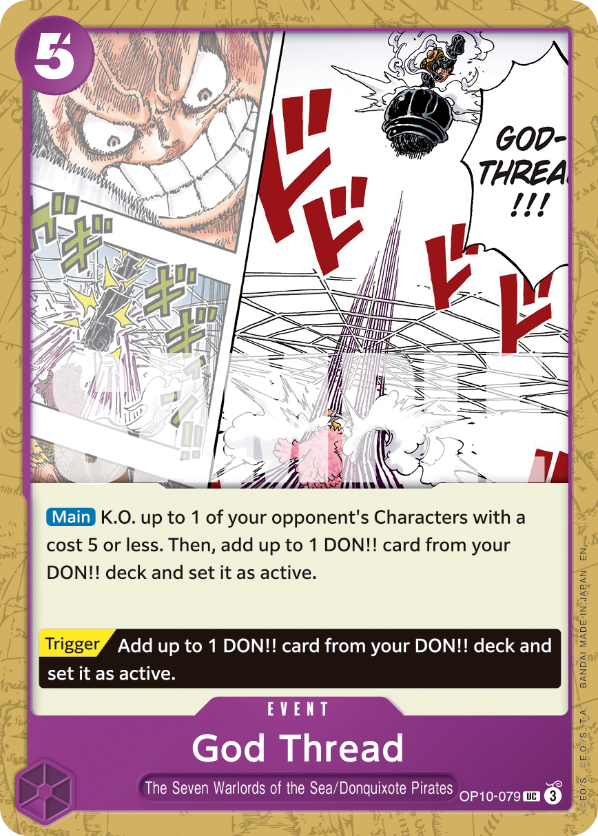 God Thread (Reprint) OP10-079 - Premium Booster Vol 2 PRB02 kart görseli