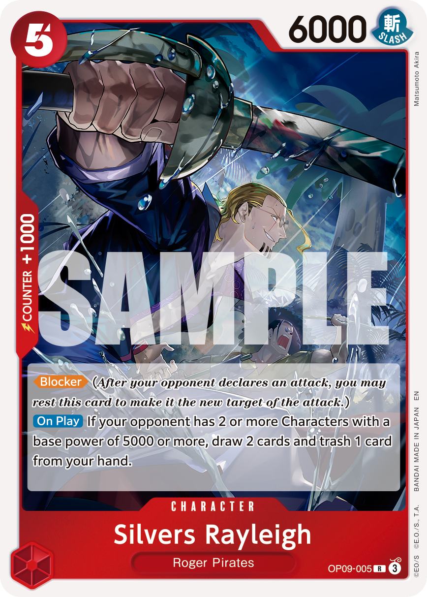 Silvers Rayleigh - OP09-005 (Reprint) OP09-005 - Premium Booster Vol 2 PRB02 kart görseli
