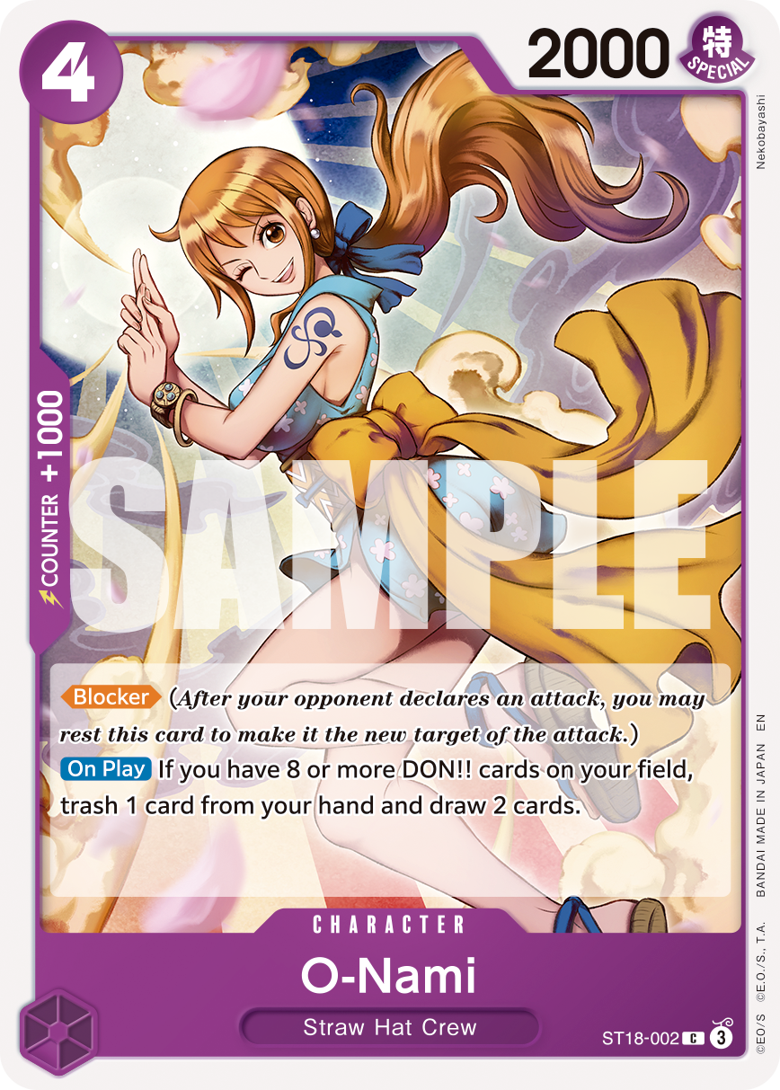 O-Nami (Reprint) ST18-002 - Premium Booster Vol 2 PRB02 kart görseli