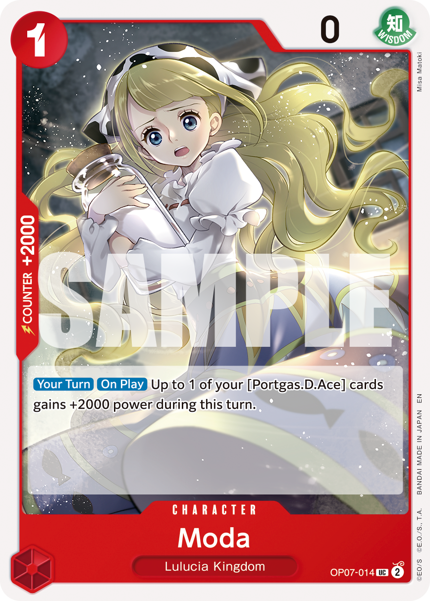 Moda (Pirate Foil) OP07-014 - Premium Booster Vol 2 PRB02 kart görseli