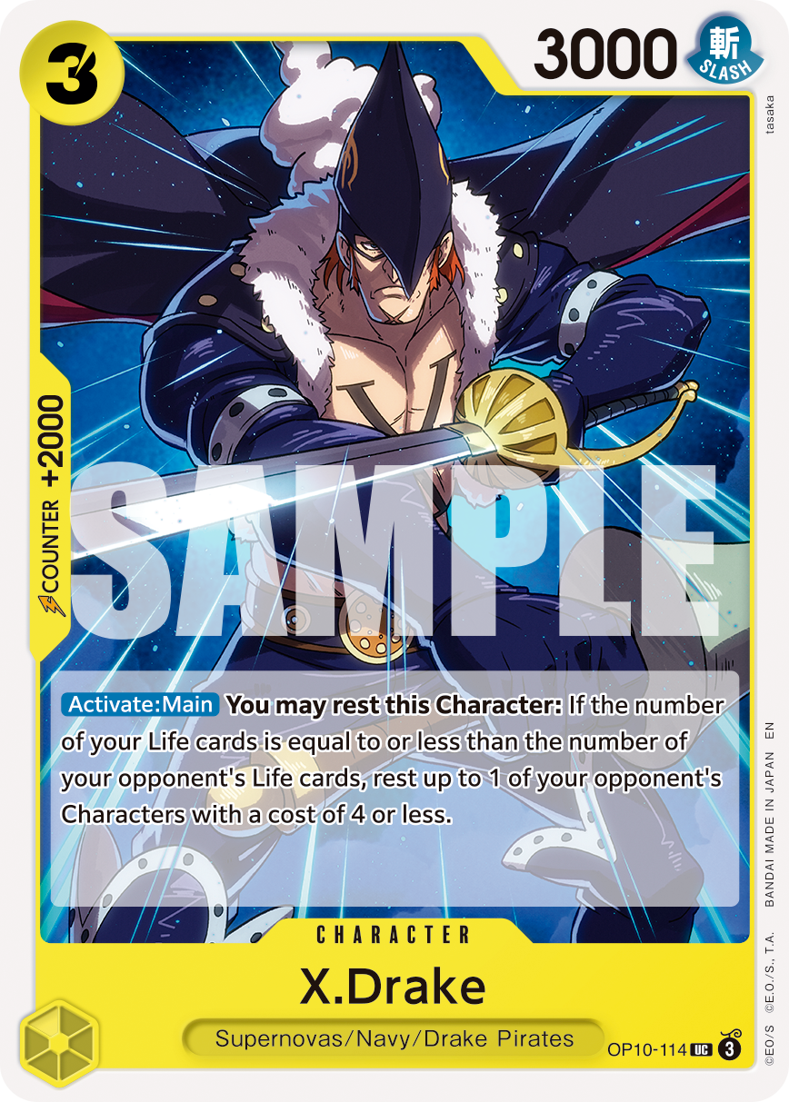 X.Drake (Reprint) OP10-114 - Premium Booster Vol 2 PRB02 kart görseli