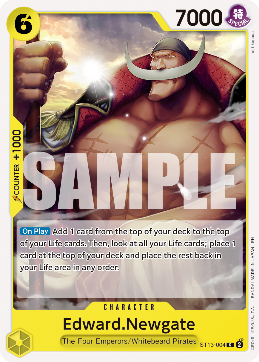 Edward.Newgate - ST13-004 (Reprint) ST13-004 - Premium Booster Vol 2 PRB02 kart görseli