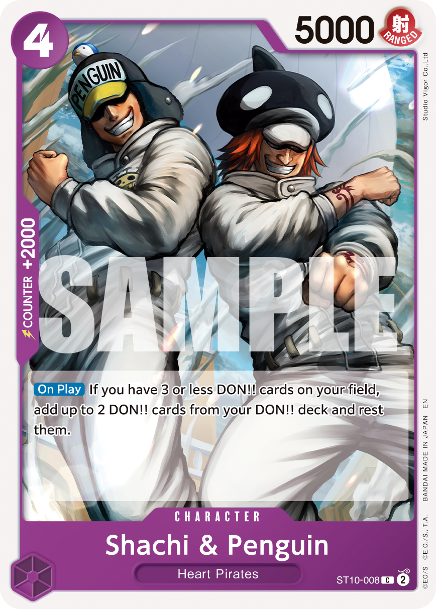 Shachi & Penguin (Reprint) ST10-008 - Premium Booster Vol 2 PRB02 kart görseli